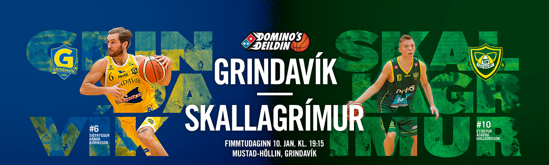 Domino's deild karla í kvöld · Grindavík-Skallagrímur beint á Stöð 2 Sport