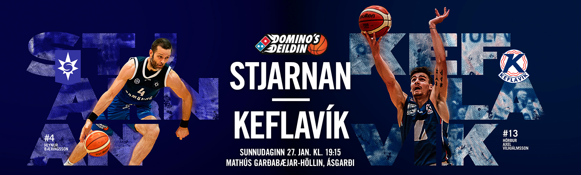 Domino's deild karla í kvöld · Stjarnan-Keflavík í beinni á Stöð 2 Sport
