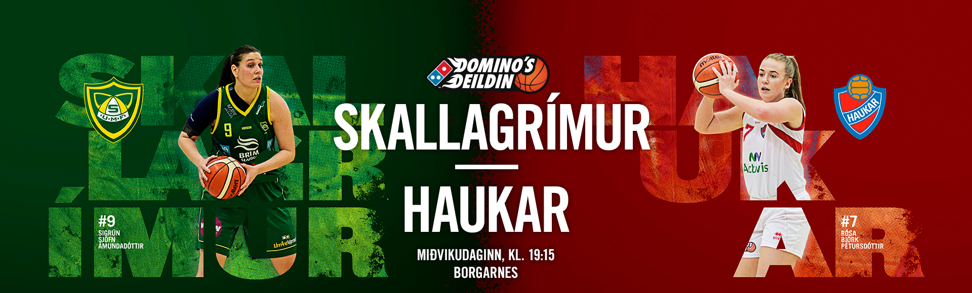 Domino's deild kvenna · Fjórir leikir í kvöld: Skallagrímur-Haukar beint á Stöð 2 Sport