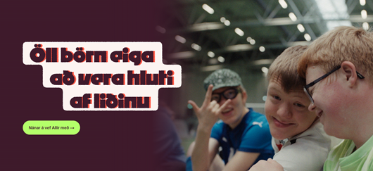 Mynd með frétt