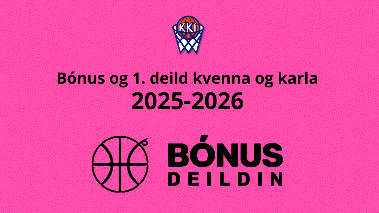 SPÁ BÓNUS DEILDA OG 1. DEILDA | TÍMABILIÐ 2025-2026 
