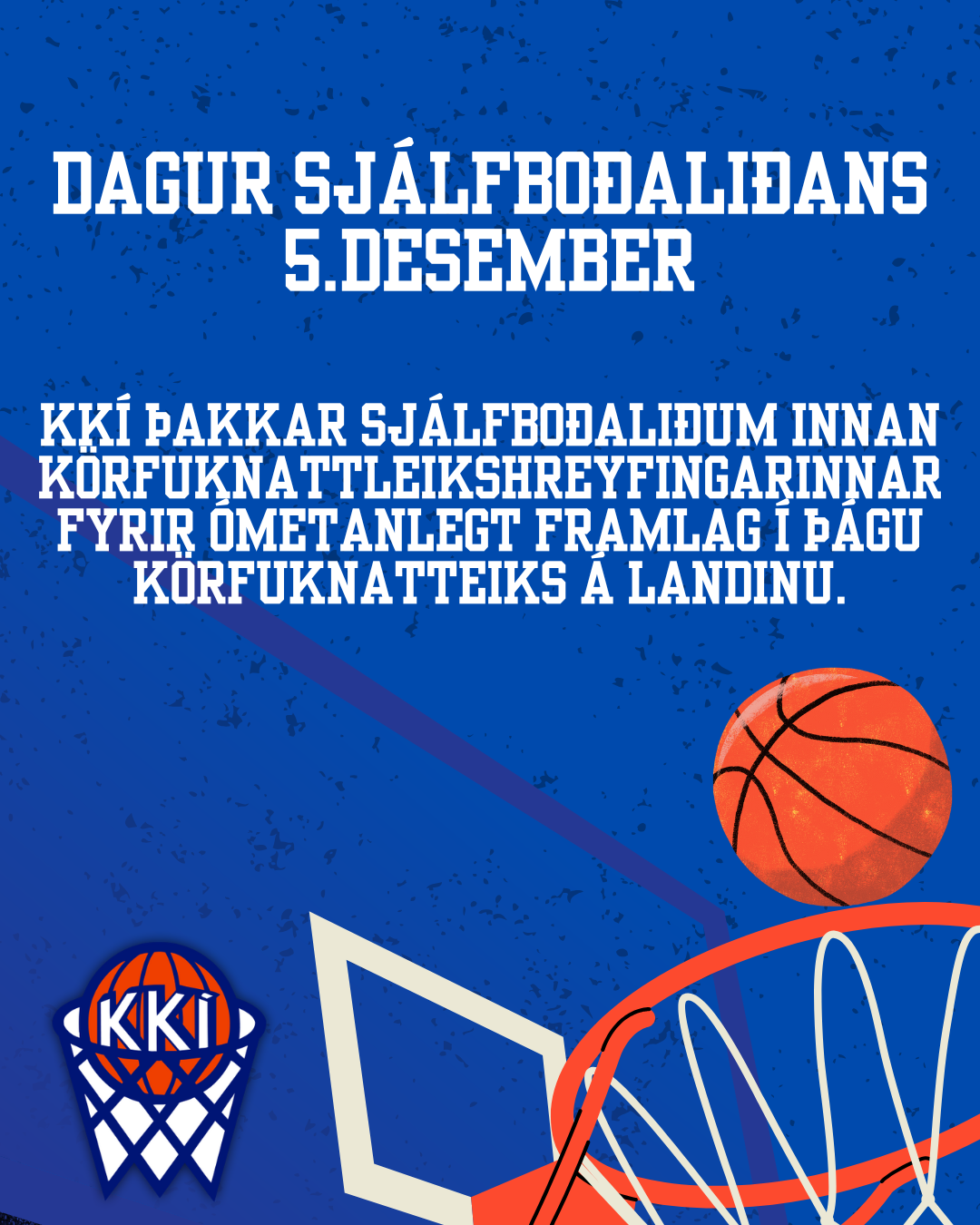 Dagur sjálfboðaliðans 5. desember