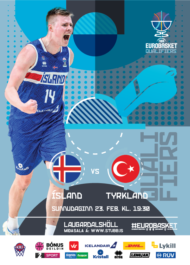 Lokaleikir Íslands í EuroBasket karla 2025